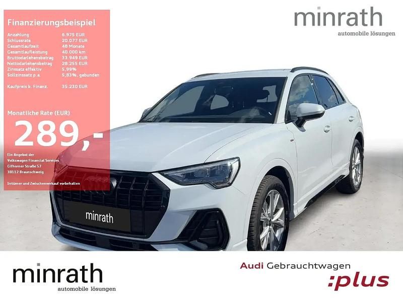 Gletscherweiß metallic Gebraucht 2023 Audi Q3 S-Line SUV | 35.230 € (Guter Preis) - Bild 1/4