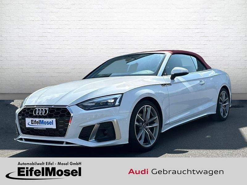 Weiß Gebraucht 2020 Audi A5 Cabriolet S-Line Cabrio | 36.980 € (Fairer Preis) - Bild 1/4