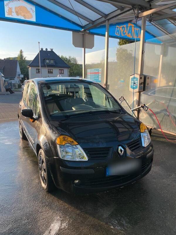 Schwarz Gebraucht 2006 Renault Modus Van / Kleinbus | 1.699 € - Bild 1/4