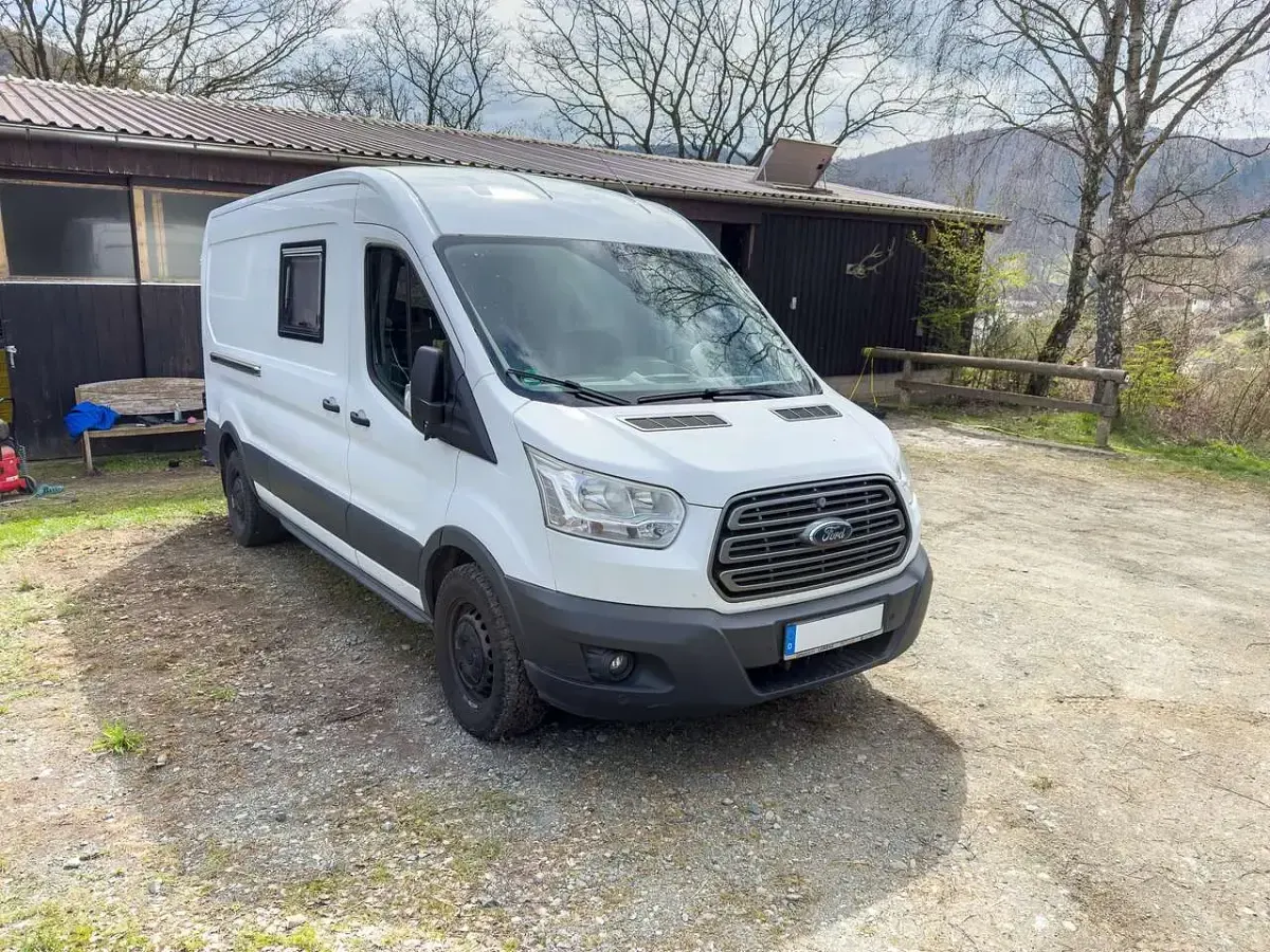 Gebraucht Ford Transit 155 PS (114 kW) 2015 Weiß Van