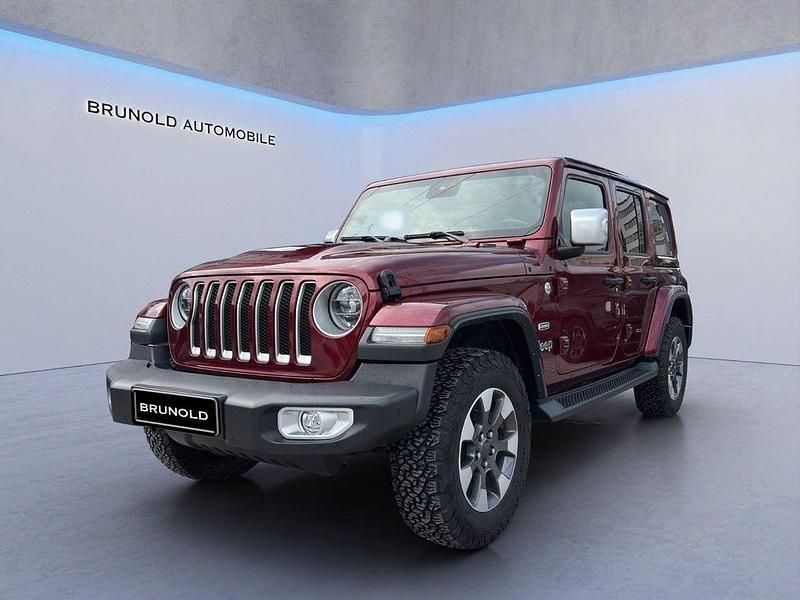 Rot Gebraucht 2021 Jeep Wrangler Unlimited Sahara SUV | 46.900 € (Fairer Preis) - Bild 1/4