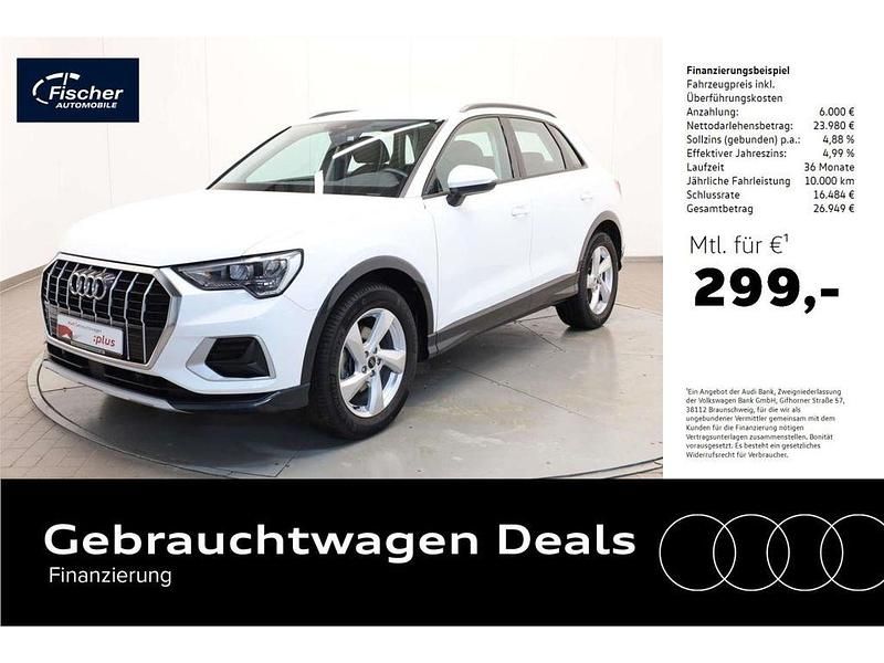 Weiss Gebraucht 2023 Audi Q3 Advanced SUV | 29.980 € (Superpreis) - Bild 1/4