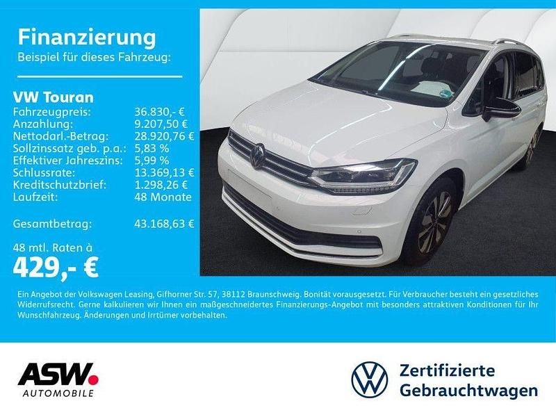 Pure white Gebraucht 2025 VW Touran Goal Van / Kleinbus | 36.830 € - Bild 1/4