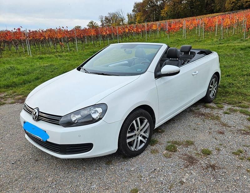 Weiß Gebraucht 2012 VW Golf Cabriolet Cabrio | 7.300 € (Superpreis) - Bild 1/4