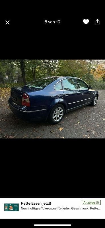 Second-hand VW Passat 131 CP (96 kW) 2001 Albastru Berlinǎ