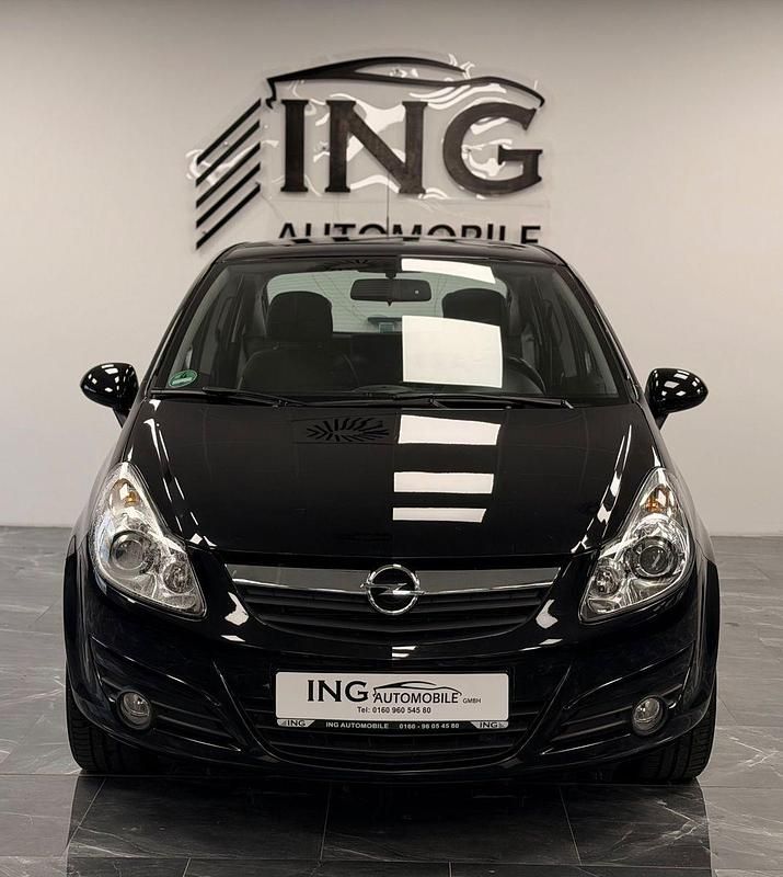 Schwarz Gebraucht 2009 Opel Corsa Innovation Kleinwagen | 3.499 € (Fairer Preis) - Bild 1/4