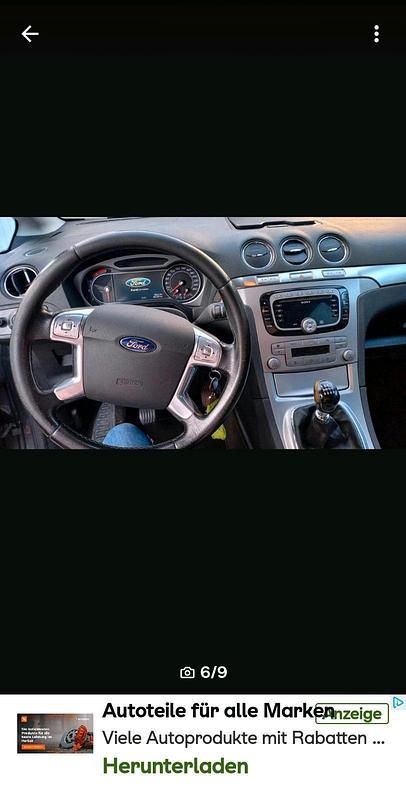 Gebraucht Ford S-MAX S 175 PS (128 kW) 2008 Schwarz Van / Kleinbus