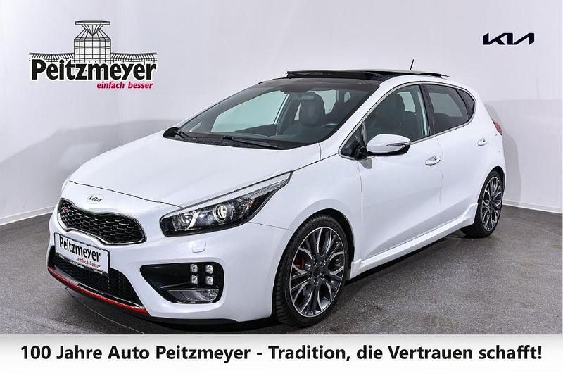 Gebraucht Kia Ceed GT GT 204 PS (150 kW) 2015 (hw2) deluxe white Limousine