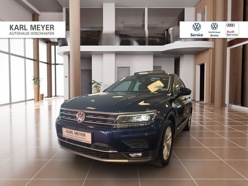 Blau Gebraucht 2020 VW Tiguan Highline SUV | 26.980 € (Fairer Preis) - Bild 1/4