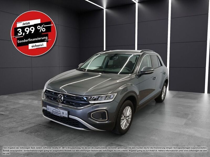 Grau Gebraucht 2024 VW T-Roc Life SUV | 22.440 € (Guter Preis) - Bild 1/4