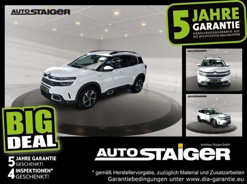Lack weiss banquise/typ aussenverkl Gebraucht 2022 Citroën C5 Aircross Feel SUV | 22.643 € (Guter Preis) - Bild 1/4