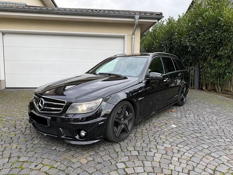 Schwarz Gebraucht 2009 Mercedes C63 AMG AMG Kombi | 18.999 € (Etwas zu teuer) - Bild 1/4