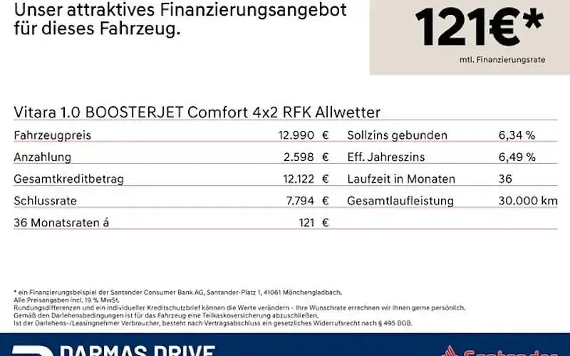 Gebraucht Suzuki Vitara Comfort 110 PS (80 kW) 2019 Blau SUV