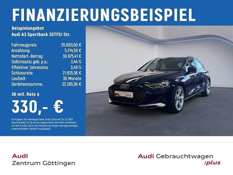 Używany Audi A3 Advanced 150 KM (110 kW) 2024 Niebieski Sedan/Limuzyna