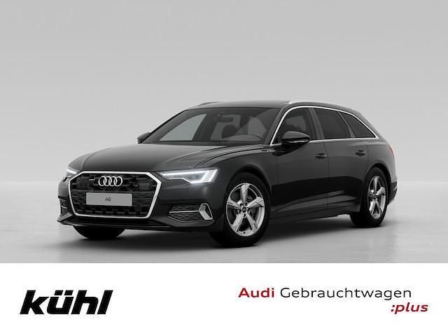 Mythosschwarz metallic Gebraucht 2024 Audi A6 Advanced Kombi | 49.980 € - Bild 1/3