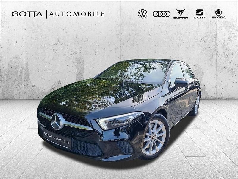 Schwarz Gebraucht 2018 Mercedes A250 Progressive Limousine | 23.500 € (Fairer Preis) - Bild 1/4