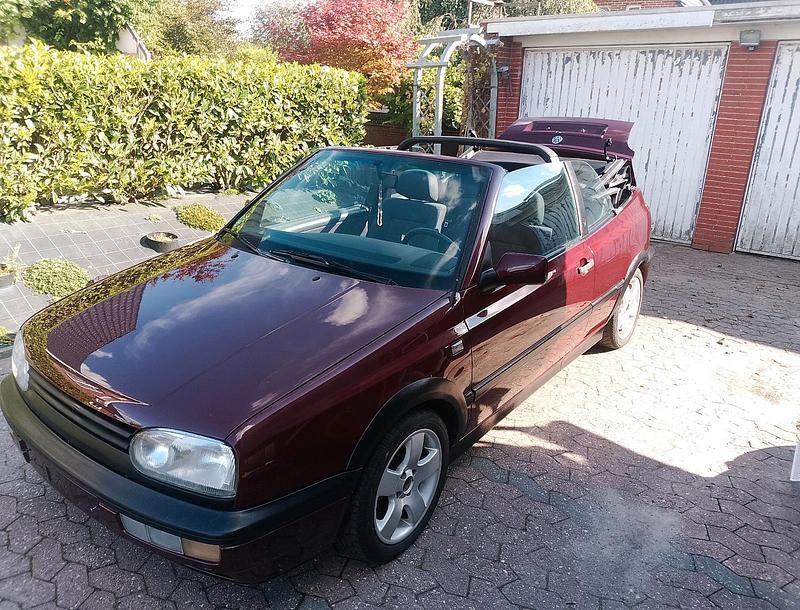 Rot Gebraucht 1994 VW Golf Cabriolet Cabrio | 2.500 € - Bild 1/4