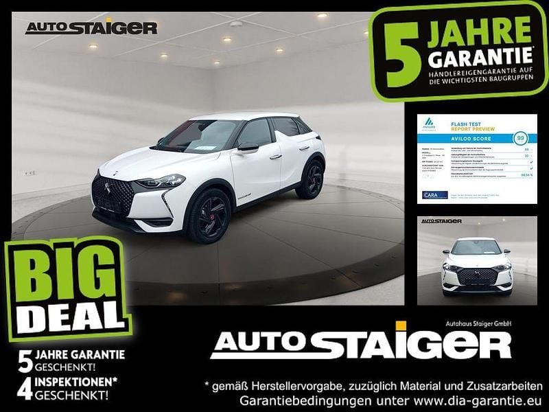 Lack weiss banquise/typ aussen Gebraucht 2022 DS Automobiles DS3 Performance Line Plus Kleinwagen | 15.987 € (Guter Preis) - Bild 1/4