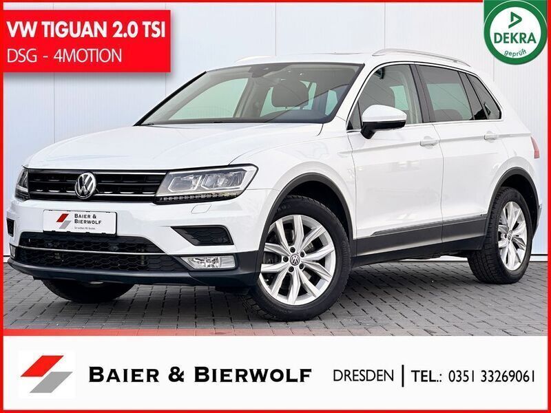 Weiß Gebraucht 2017 VW Tiguan Highline SUV | 24.490 € (Fairer Preis) - Bild 1/4