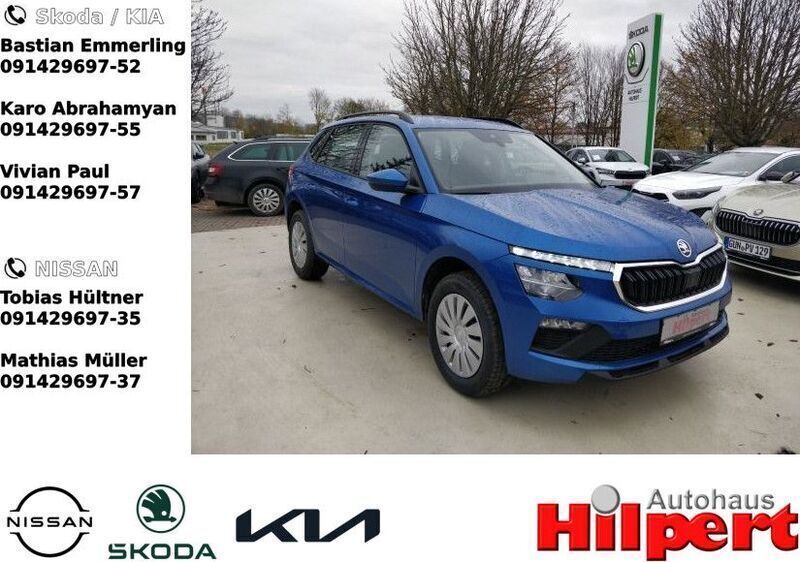 Blau Neu 2025 Skoda Kamiq Essence SUV | 23.940 € (Fairer Preis) - Bild 1/4
