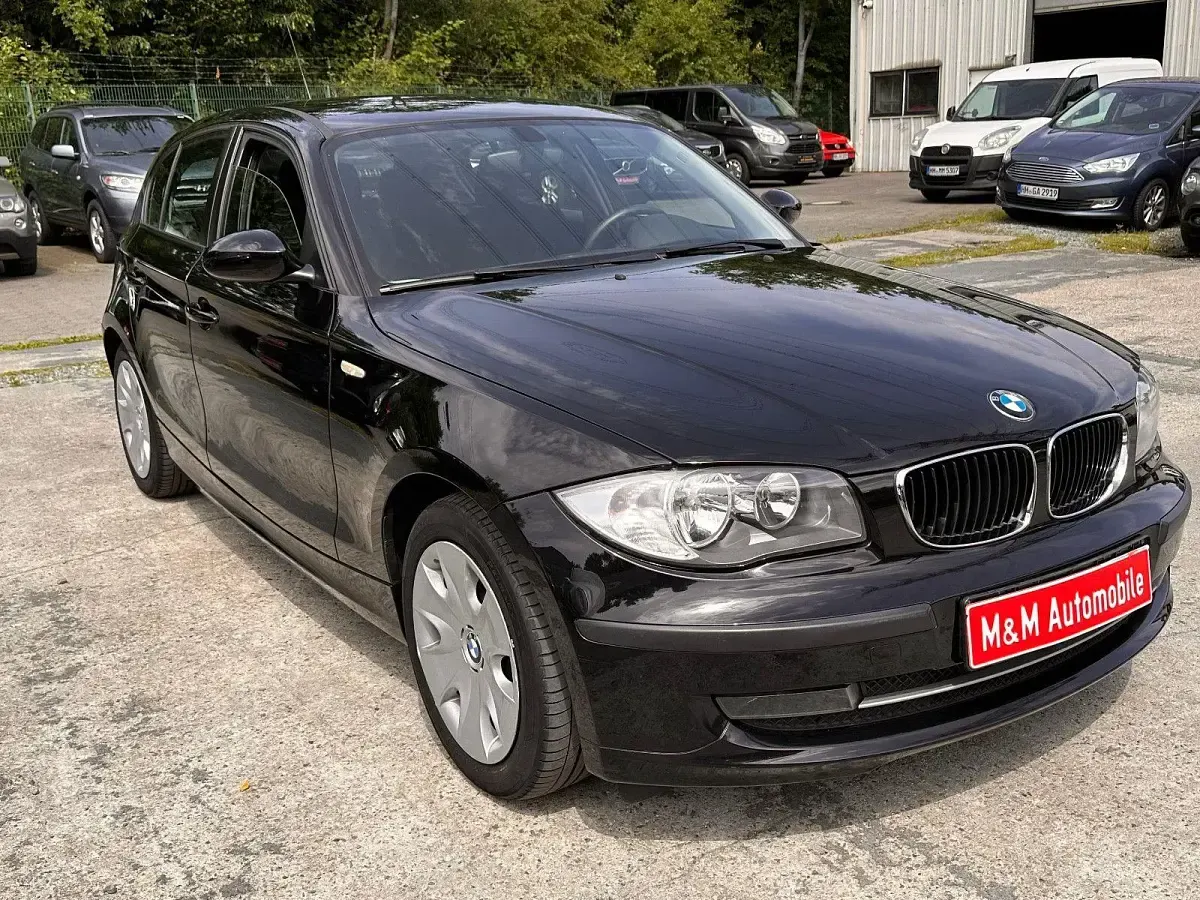 Gebraucht BMW 116 Advantage 122 PS (89 kW) 2008 Schwarz Kleinwagen