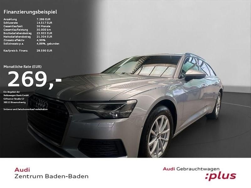 Florettsilber metallic Gebraucht 2022 Audi A6 Ambiente Kombi | 28.590 € (Guter Preis) - Bild 1/4