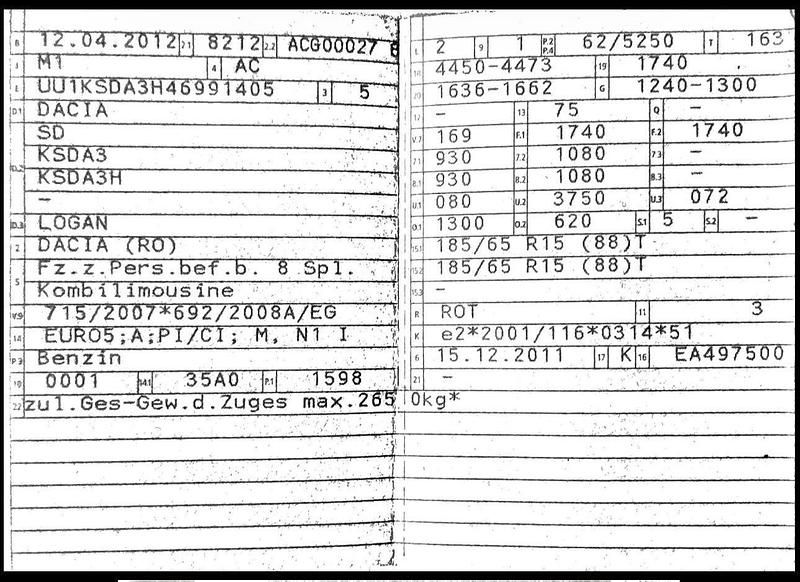 Gebraucht Dacia Logan 84 PS (61 kW) 2012 Rot Kombi