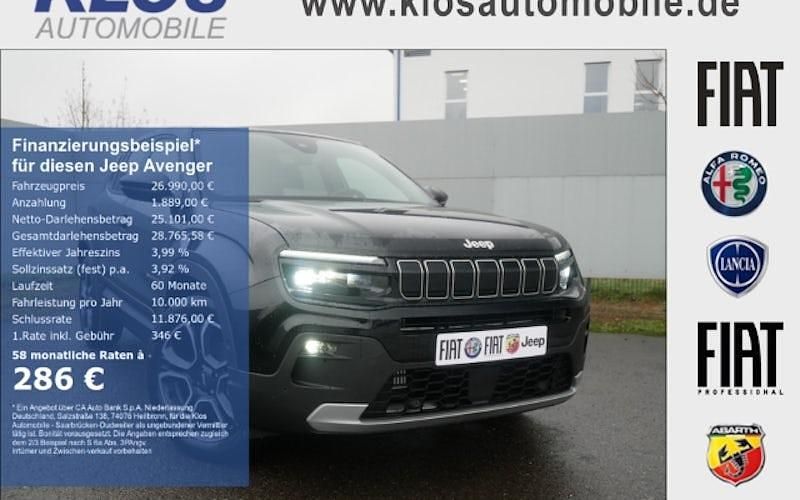 Neu Jeep Avenger Summit 100 PS (73 kW) 2026 Schwarz SUV