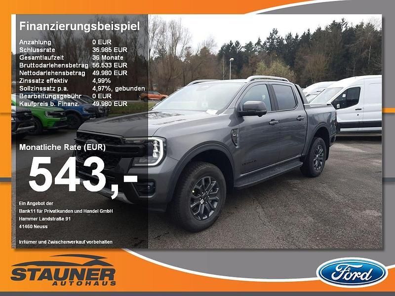 Grau Neu 2025 Ford Ranger Wildtrack Abholung | 49.980 € (Guter Preis) - Bild 1/4