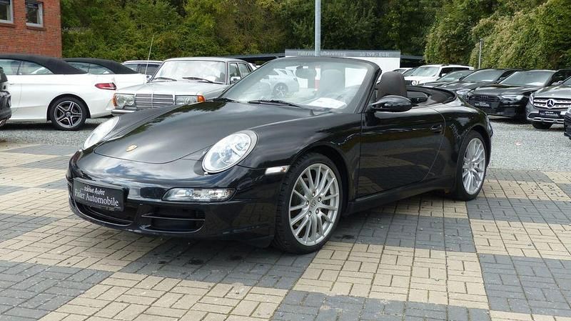 Schwarz Gebraucht 2006 Porsche 911 Carrera Cabriolet Cabrio | 49.997 € (Fairer Preis) - Bild 1/4