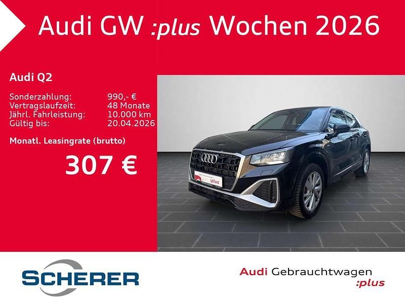 Gebraucht Audi Q2 S-Line 150 PS (110 kW) 2025 Mythosschwarz metallic SUV