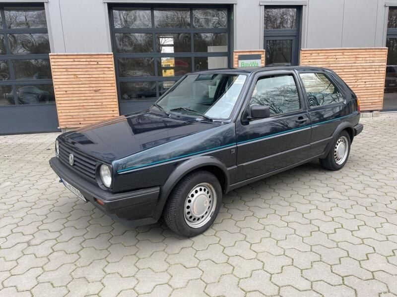 Blau Gebraucht 1990 VW Golf II Coupé | 5.200 € - Bild 1/4