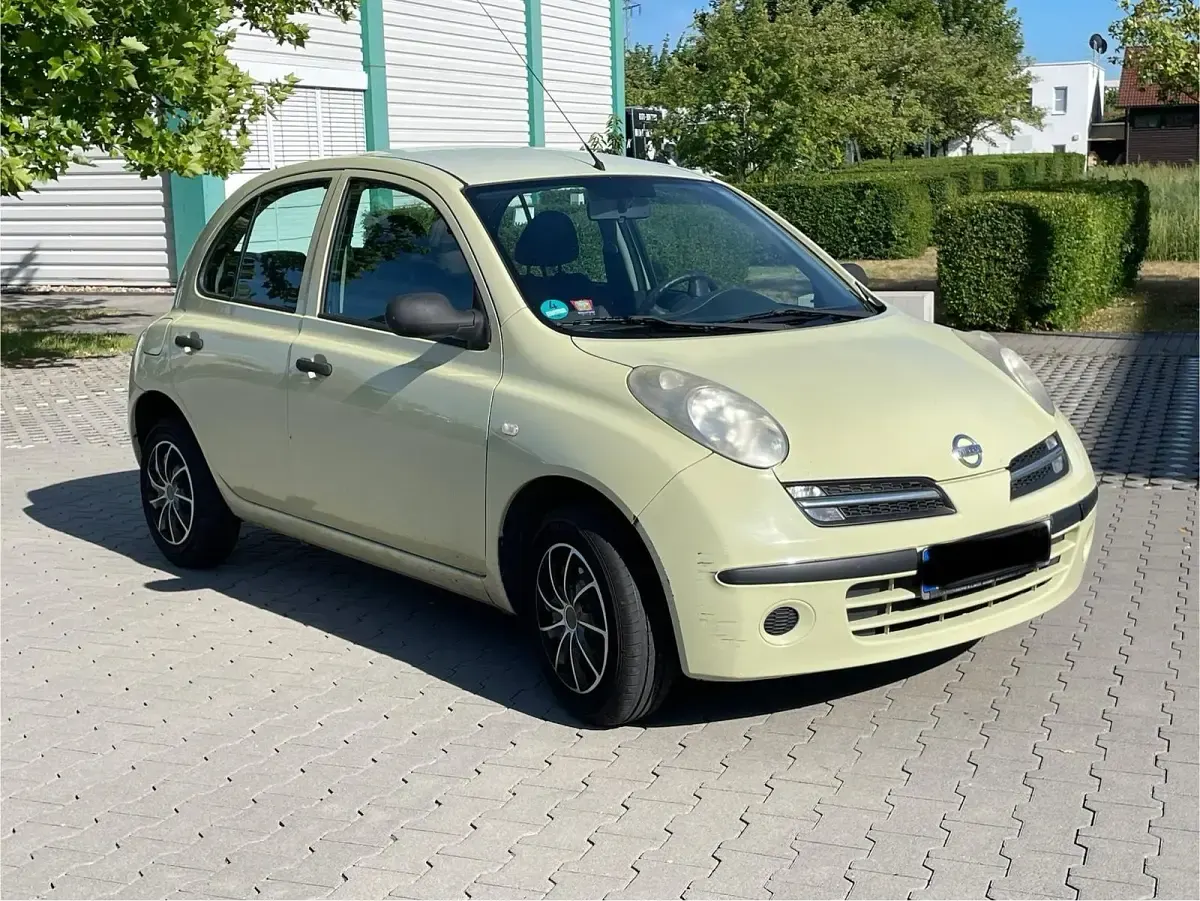 Gebraucht Nissan Micra 65 PS (47 kW) 2006 Gelb Kleinwagen