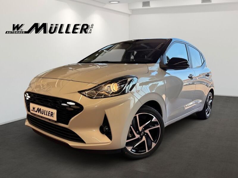 Lumen grey/ phantom black / Neu 2025 Hyundai i10 Prime Kleinwagen | 21.990 € (Teuer) - Bild 1/4