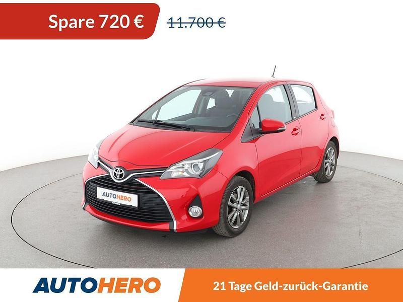 Rot Gebraucht 2017 Toyota Yaris Edition-S Kleinwagen | 10.980 € (Fairer Preis) - Bild 1/3