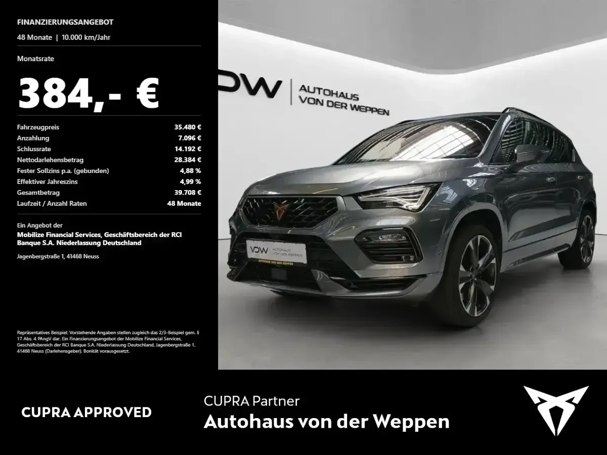 Gebraucht Cupra Ateca VZ 300 PS (220 kW) 2024 SUV