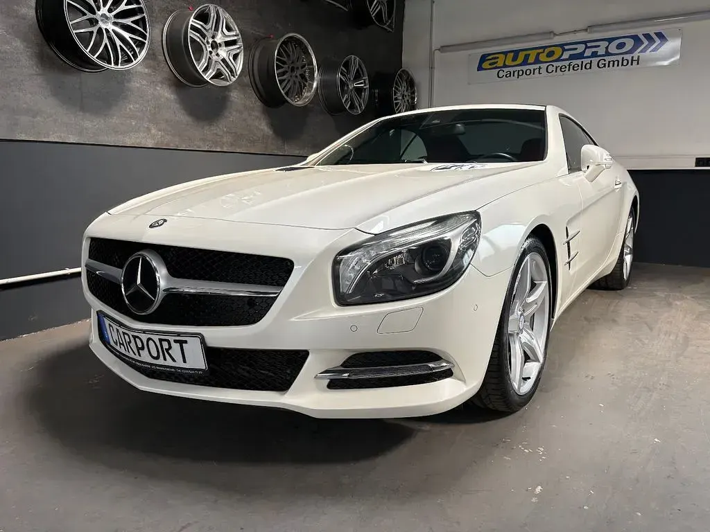 Gebraucht Mercedes SL350 AMG 306 PS (225 kW) 2013 Weiß Cabrio