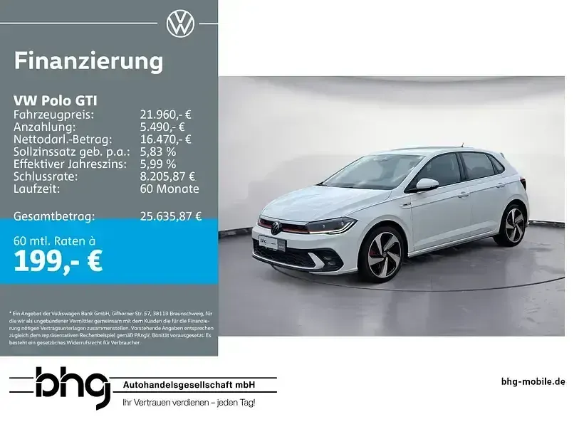 Gebraucht VW Polo GTI 207 PS (152 kW) 2022 Kleinwagen