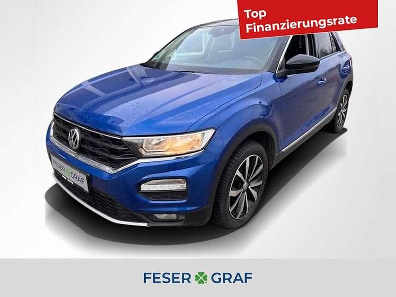 Ravennablau Gebraucht 2019 VW T-Roc Style SUV | 16.990 € (Guter Preis) - Bild 1/4