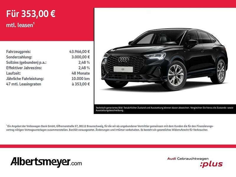 Gebraucht Audi Q3 S-Line 150 PS (110 kW) 2025 Schwarz SUV
