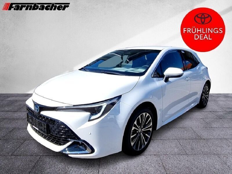 Schneeweiß Gebraucht 2023 Toyota Corolla Team Limousine | 27.490 € (Fairer Preis) - Bild 1/4