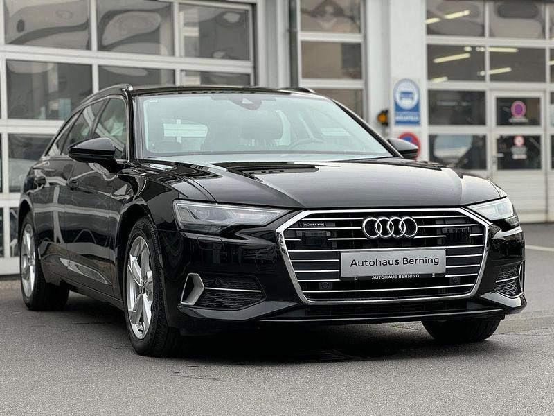 Mythosschwarz metallic Gebraucht 2022 Audi A6 Sport Kombi | 36.990 € (Fairer Preis) - Bild 1/4