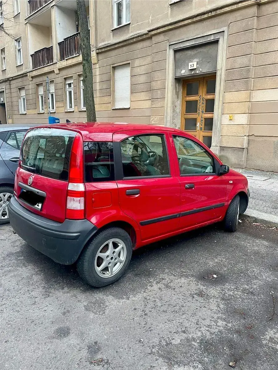 Używany Fiat Panda Active 54 KM (39 kW) 2009 Czerwony Hatchback
