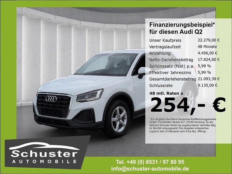 Weiss Gebraucht 2023 Audi Q2 Comfort SUV | 22.279 € (Guter Preis) - Bild 1/4