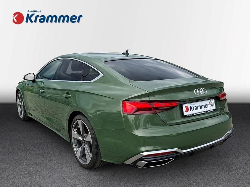 Gebraucht Audi A5 Sportback S-Line 204 PS (150 kW) 2023 Grün Kleinwagen