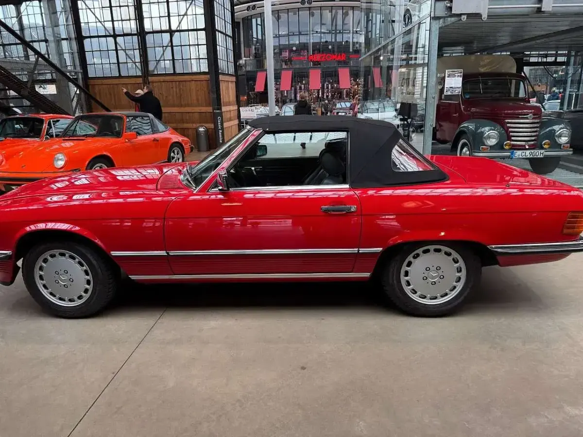 Occasion Mercedes SL300 179 ch (131 kW) 1986 Rouge Cabriolet