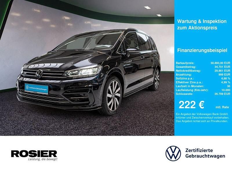 Schwarz Gebraucht 2024 VW Touran Highline Van / Kleinbus | 30.860 € (Guter Preis) - Bild 1/4