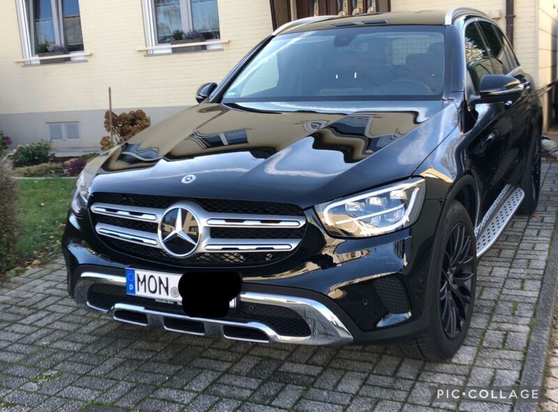 Schwarz Gebraucht 2021 Mercedes GLC200 SUV | 31.999 € (Superpreis) - Bild 1/4