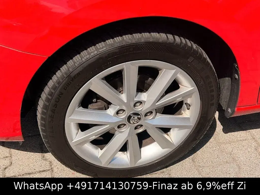 Gebraucht Skoda Fabia Clever 95 PS (69 kW) 2018 Rot Limousine