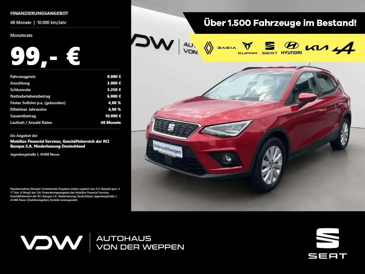 Gebraucht Seat Arona Style 90 PS (66 kW) 2020 SUV